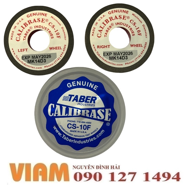 Đá mài Taber CS-10F: Giải pháp kiểm soát mài mòn chuẩn phòng lab