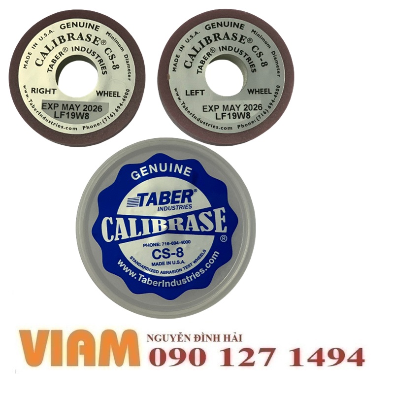 Đá mài Taber CS-8: Giải pháp đo độ bền bề mặt chính xác