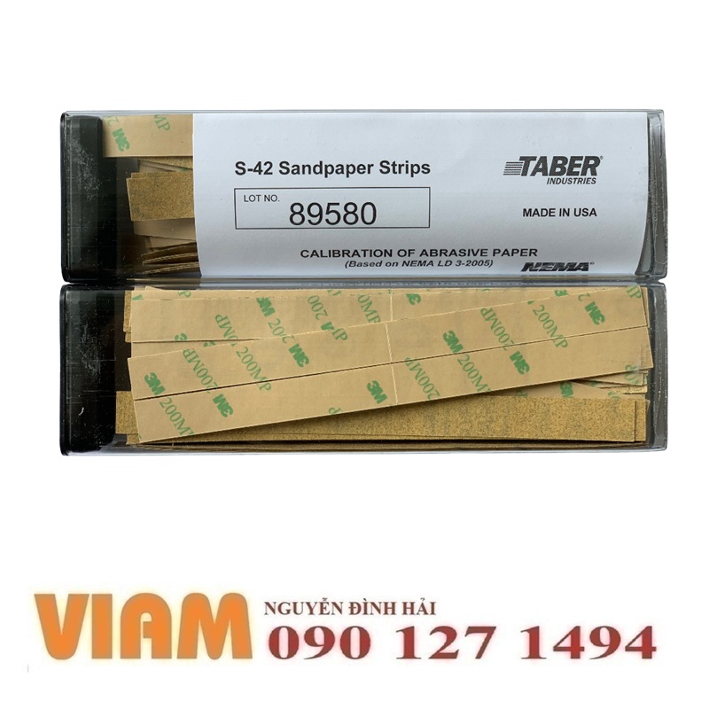 Giấy mài Taber S-42: chuẩn hoá kiểm tra mài mòn tối ưu