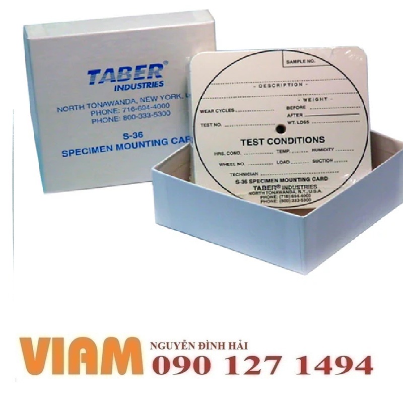 Tấm gắn mẫu Taber S-36: Giải pháp cố định mẫu thử chuẩn xác