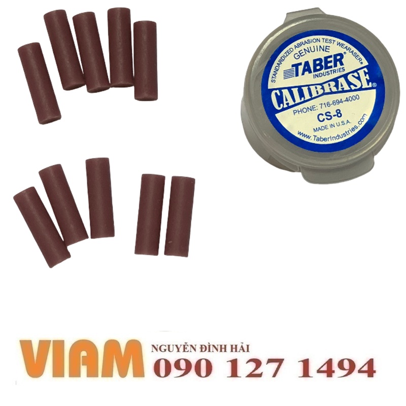 Thanh mài CS-8 hãng Taber loại 10 thanh – Giải pháp tối ưu đánh giá độ bền mài mòn bề mặt