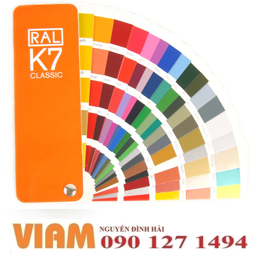 Quạt màu ral k7 – Chuẩn hóa màu sơn cho mọi lô sản xuất
