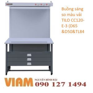 Buồng Sáng So Màu Vải TILO CC120-E-3 (D65&D50&TL84) - Chuẩn Màu Quốc Tế